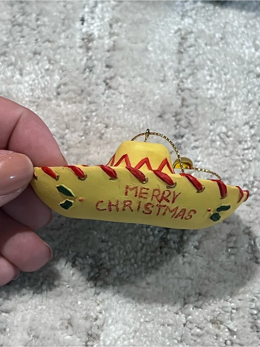 Vintage 1995 piñata Christmas ornament set by House of Lloyd z99